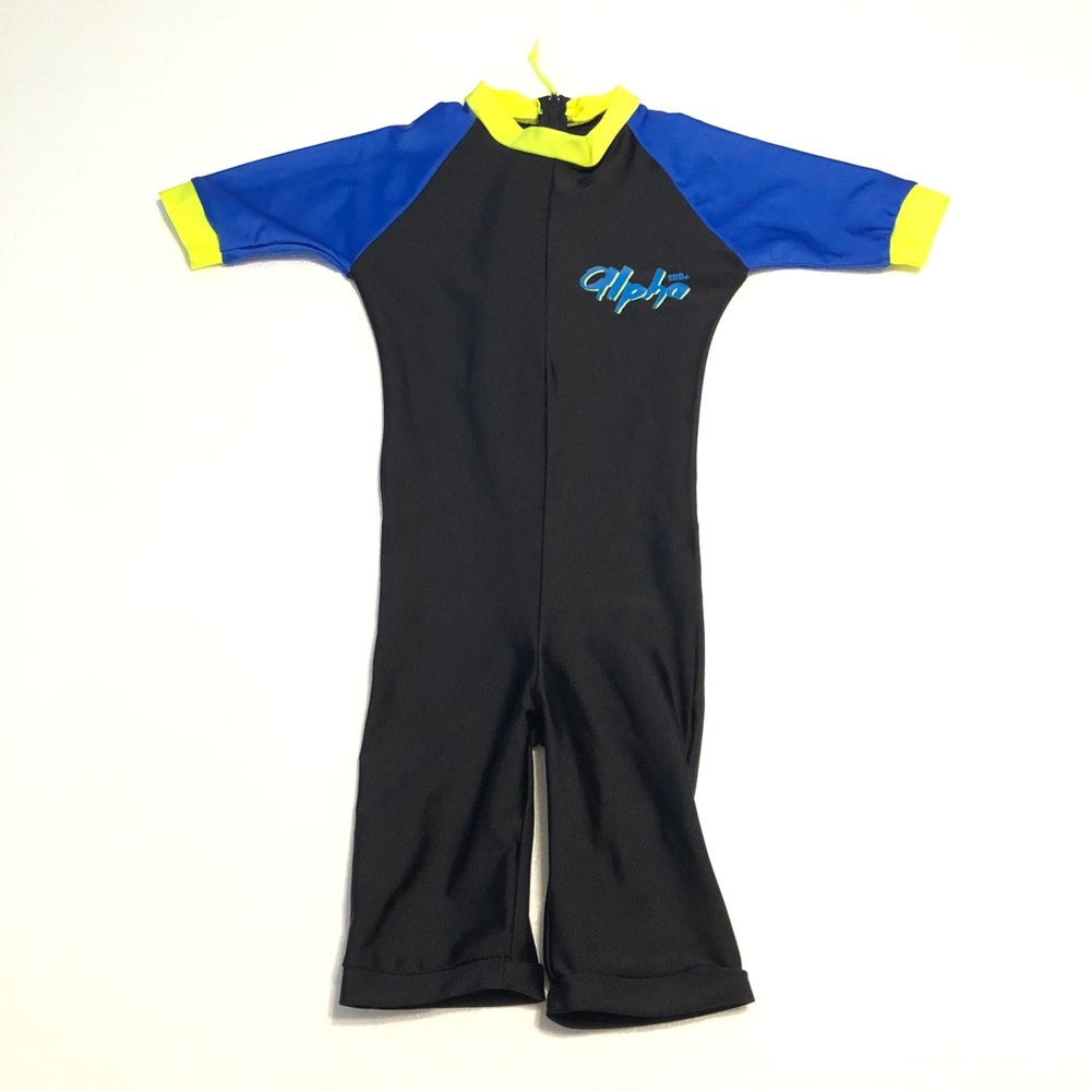 One Piece Swimwear Unisex Sz 10 Rash guard Shorts